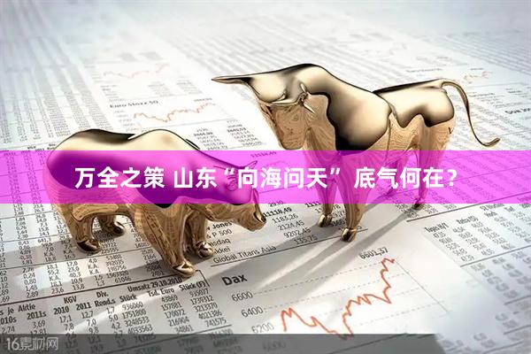 万全之策 山东“向海问天” 底气何在？